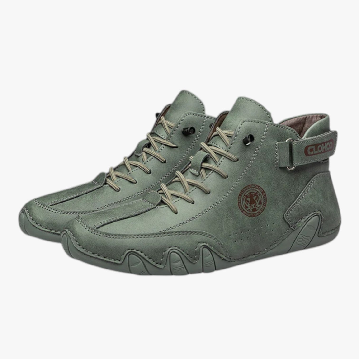 Sneakers Uomo in Pelle Leggera & Traspirante Comfort per Ogni Passo - verde - comfort leggera Men's Shoes ogni passo pelle shoes Shoes men sneakers sneakers uomo - Concept Palermo