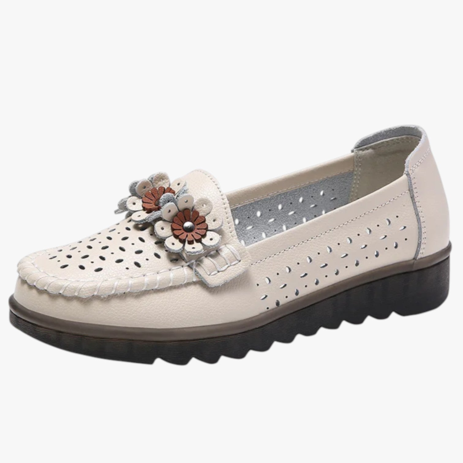 Mocassini estivi in pelle - Comodità e freschezza con dettagli floreali Uomo - - comodità dettagli estivi floreali freschezza mocassini mocassini estivi pelle shoes Shoes women summer shoes - Concept Palermo