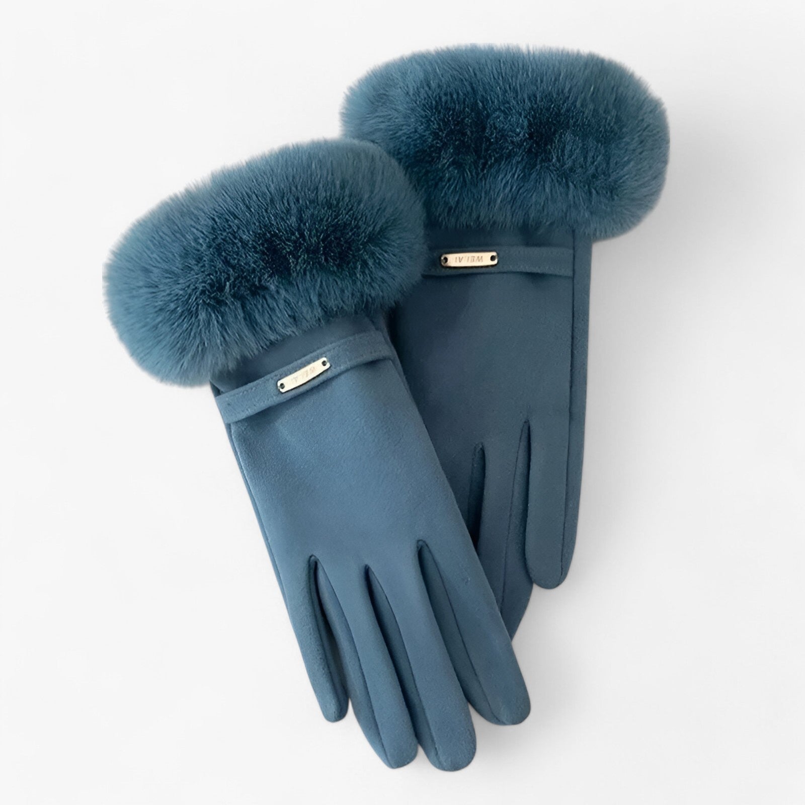 Guanti Touchscreen per Giornate Invernali Calde - Blu Una taglia - calde giornate gloves gloves & mittens guanti guanti touchscreen invernali touchscreen winter gloves Women fashion - Concept Palermo