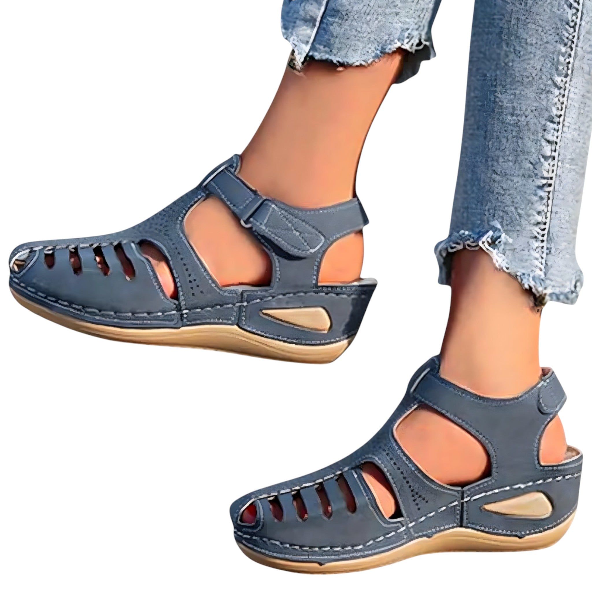 Sandali comfort traforati con cinturino Uomo - - breathable sandals casual sandals cinturino comfort easy wear sandals fashion sandals nova | sandali comfort traforati con cinturino - €25 sandali sandali comfort traforati uomo - Concept Palermo