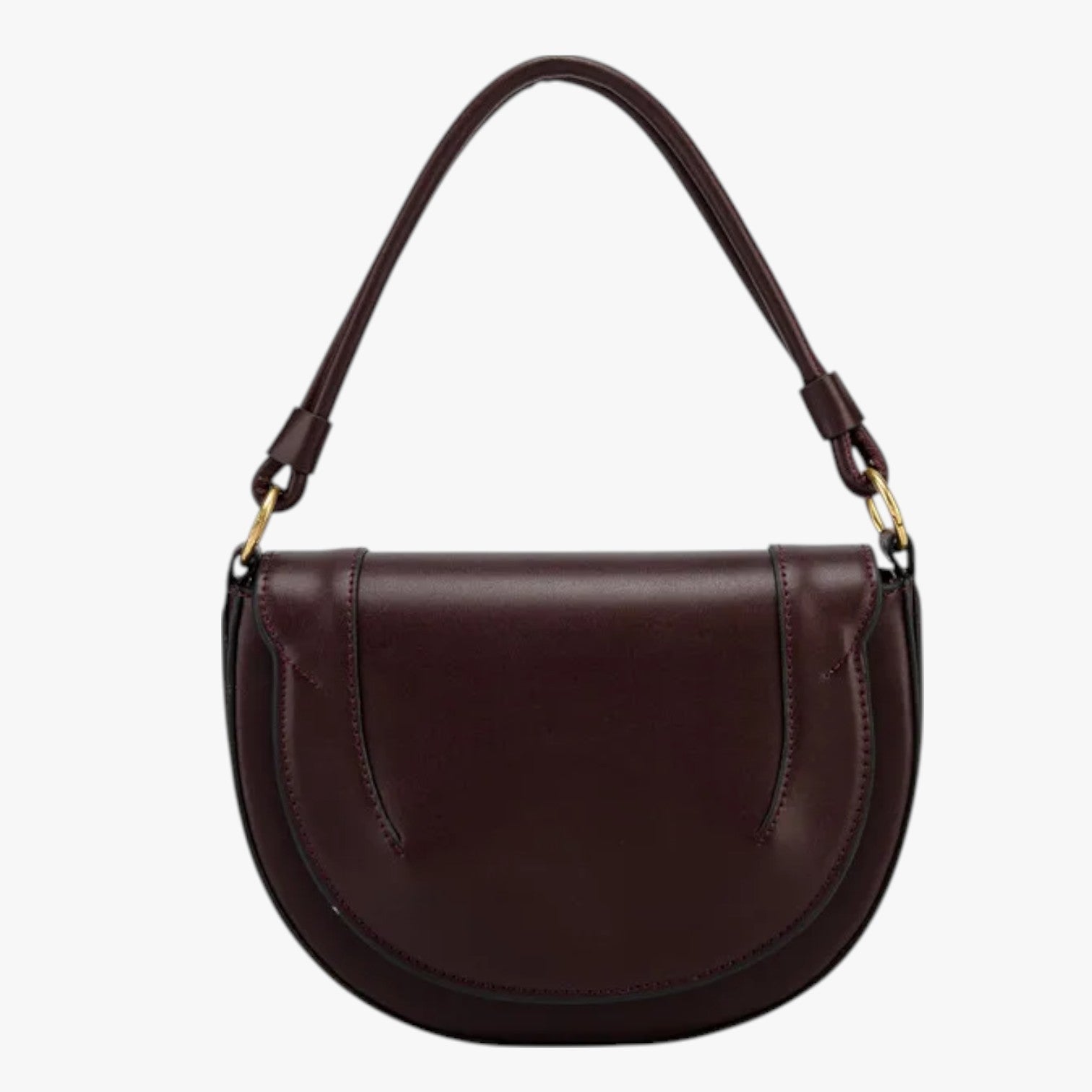 Borsa Donna Bordeaux in Pelle PU e Compatta - Rosso Angola - bag Bags bordeaux borsa borsa donna compatta donna pelle Shoulder Bags women bags Women's handbags - Concept Palermo