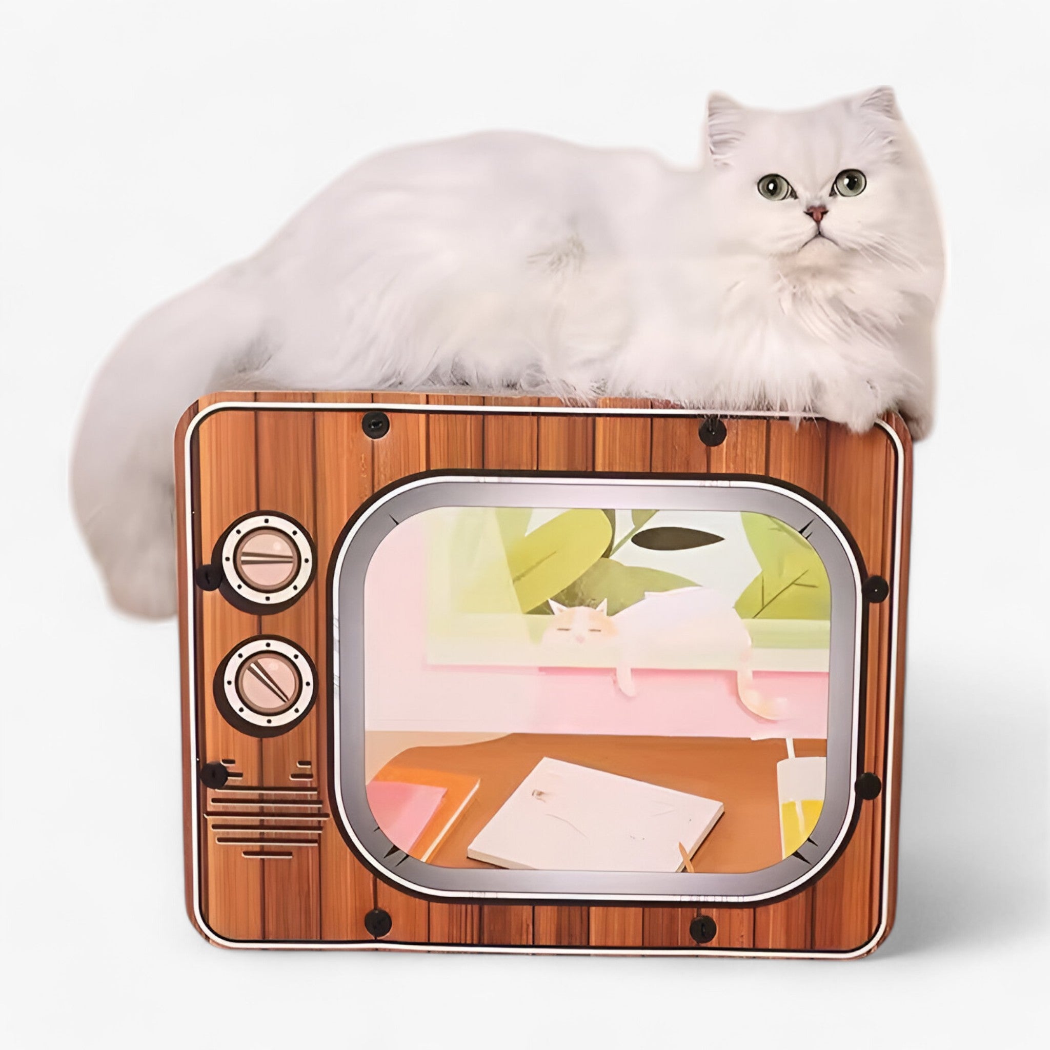 Tiragraffi Creativo per Televisione Lino Uomo - - creativo lino pets & supplies televisione tiragraffi tiragraffi creativo uomo - Concept Palermo