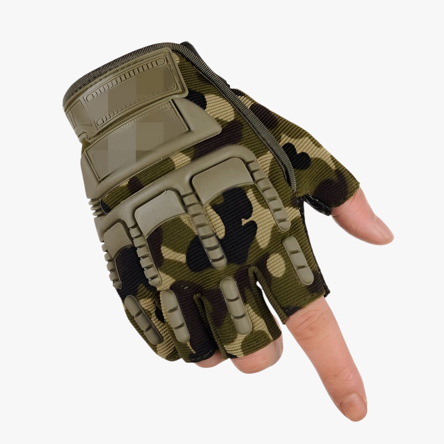 Grip e Protezione: Guanti Tattili a Mezzo Dito Uomo - verde militare - dito gloves grip grip protezione guanti joseph | grip e protezione: guanti tattili a mezzo dito - €25 mens accessory mezzo protezione tattili - Concept Palermo
