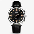 Reloj clásico de cuarzo dorado para hombre