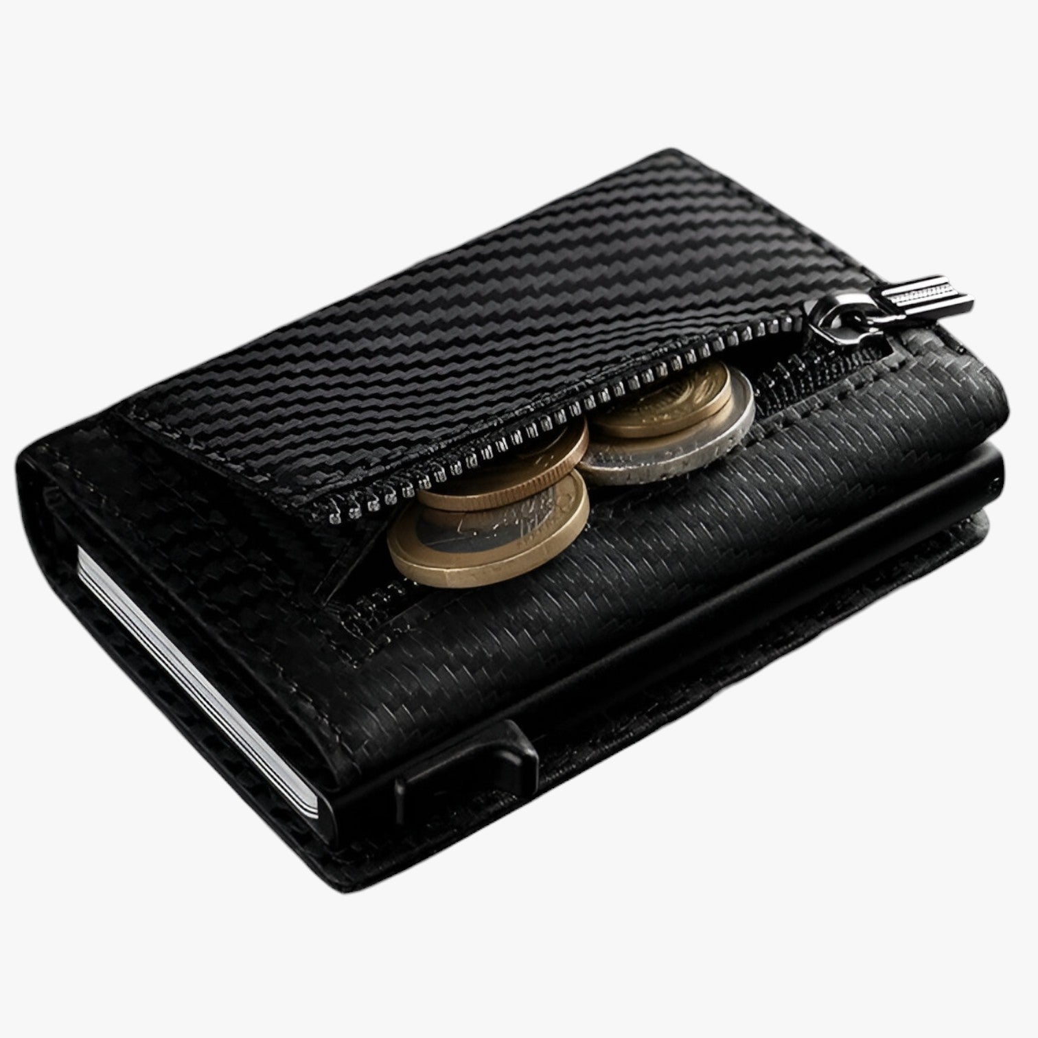 Slim RFID Wallet with Coin Pouch & Card Clip Uomo - - card clip coin mens wallet pouch rfid slim slim rfid uomo wallet wallets - Concept Palermo