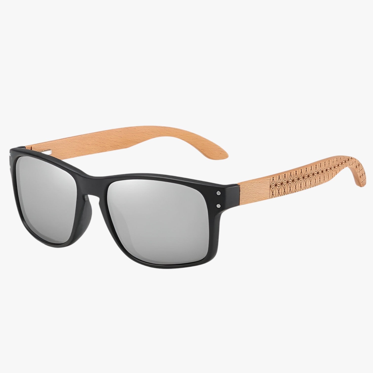 Midnite Star Occhiali da sole in legno – Protezione UV per uomini - Grigio - legno mens sunglasses midnite midnite star occhiali protezione sole star sunglasses - Concept Palermo