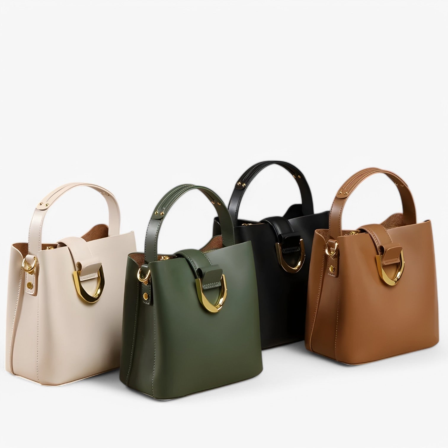 Borsa a secchiello Moda –, Spaziosa e Versatile Donna - - bag bags borsa borsa secchiello donna Leather Bag moda secchiello Shoulder & Crossbody Bags spaziosa versatile women bag - Concept Palermo