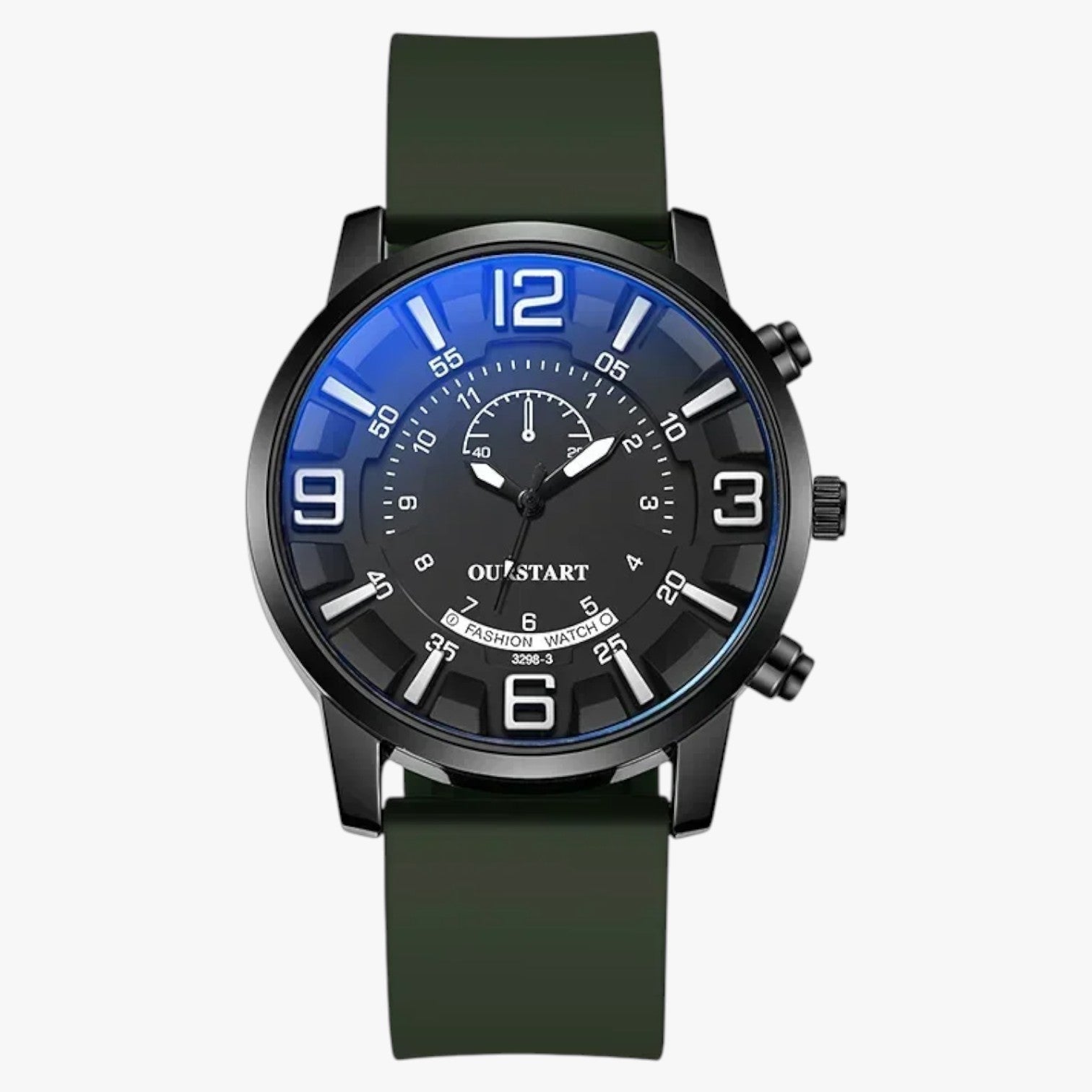 Orologio Uomo in Silicone Quarzo Preciso, Stile Casual Quotidiano - verde - casual orologio orologio uomo preciso quarzo quotidiano silicone stile watch watch for men WATCHES FOR MEN - Concept Palermo