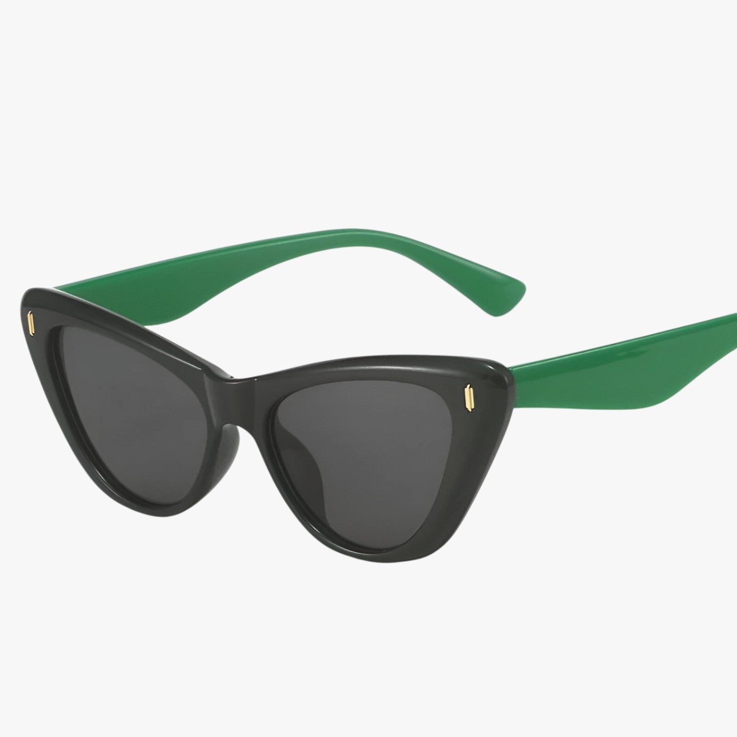 Vintage Chic - Occhiali da sole Cat-Eye Ovali per protezione UV - Nero verde grigio MULTI - chic Fashion Sunglasses occhiali ovali polarized sunglasses women protezione sole sunglasses vintage vintage chic - Concept Palermo