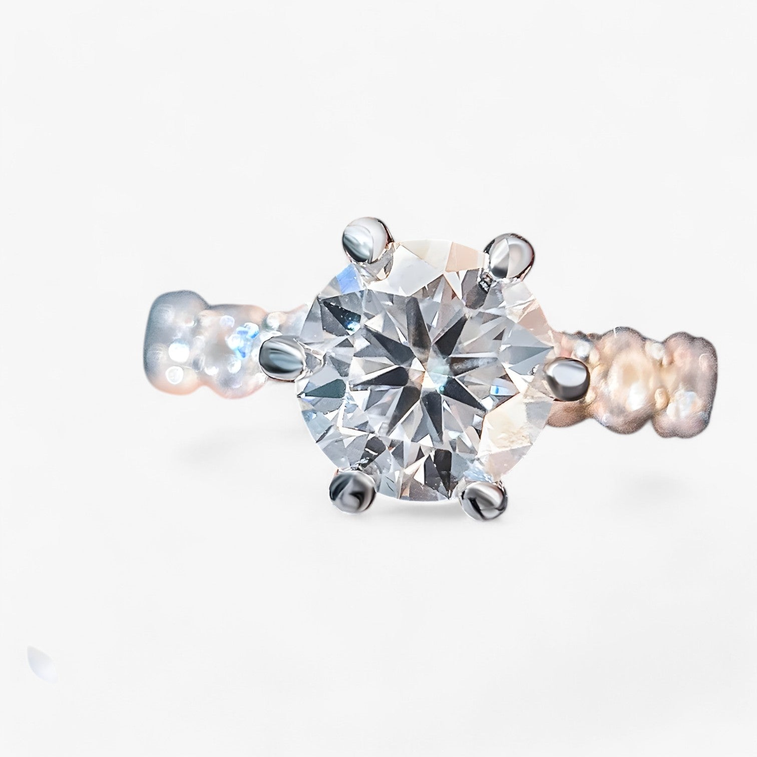Anello di Fidanzamento in Moissanite – S925 Argento con Halo Nascosto Uomo - - Accessories Jewelry anello anello fidanzamento fidanzamento halo jewelry moissanite nascosto Rings uomo - Concept Palermo