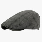 Retro tartan pet van katoen voor heren
