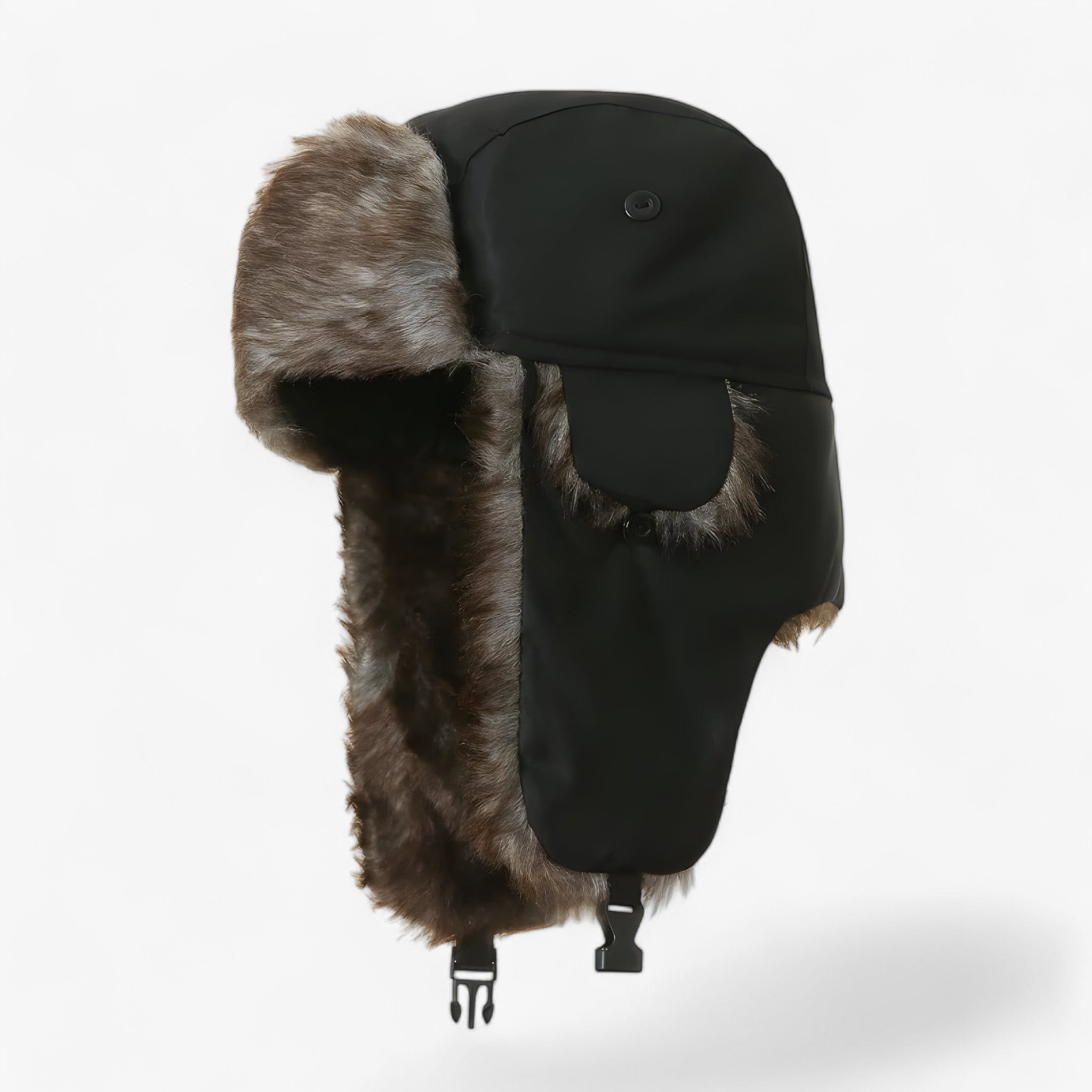 Caldo cappello invernale russo - Protezione contro freddo e vento Uomo - Nero Taglia unica - accessoires caldo caldo cappello cappello contro freddo hats invernale petten protezione - Concept Palermo