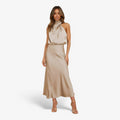 Abito da Donna in Raso Elegante - Vari Colori e Taglie Disponibili