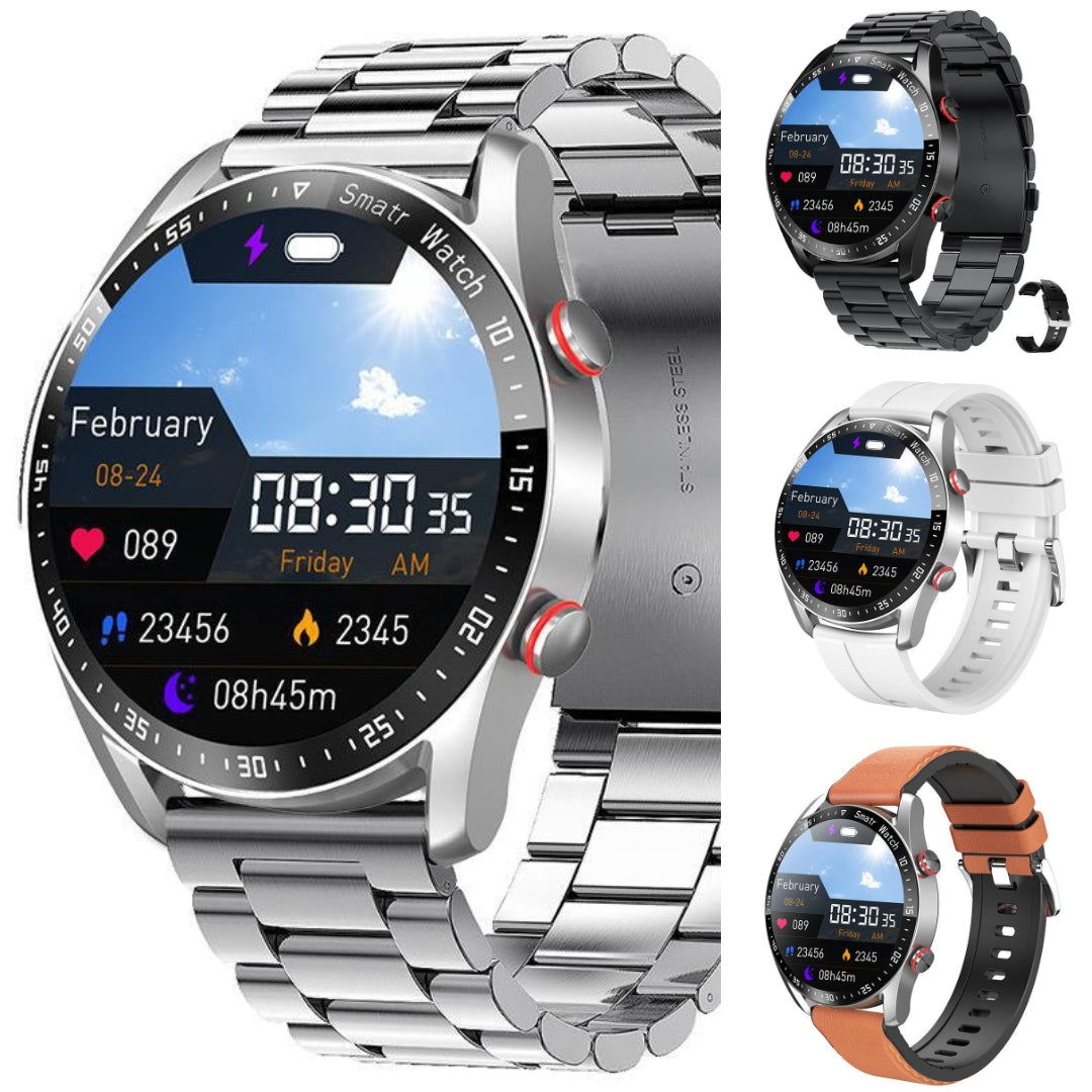 Orologio Automatico Uomo Svizzero in Acciaio Inox, Quadrante Blu - Alta Precisione - - alle producten collecti collectie design heren horloge mode orologio orologio svizzero precisione qualità svizzero uomo watches winter - Concept Palermo
