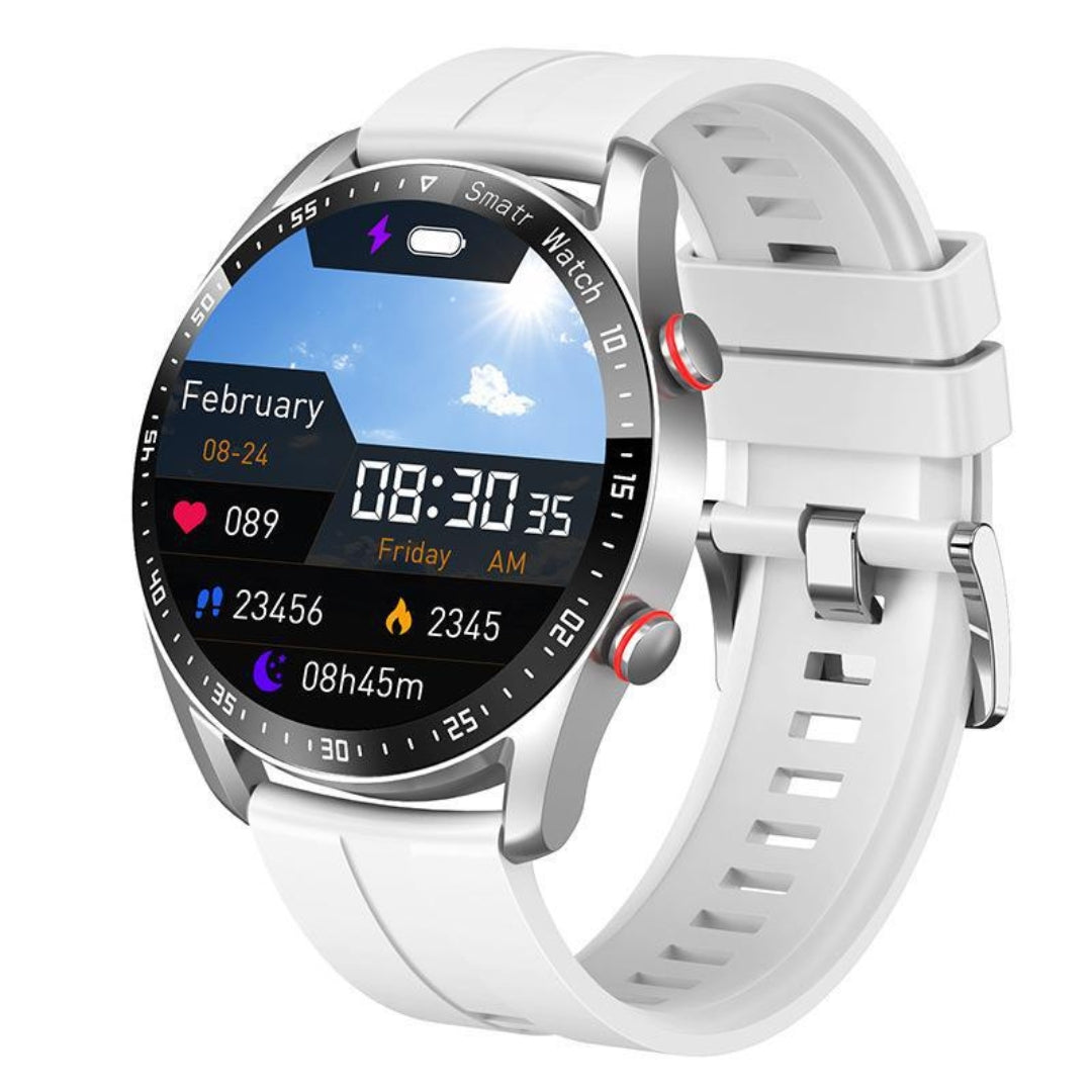Orologio Automatico Uomo Svizzero in Acciaio Inox, Quadrante Blu - Alta Precisione - Bianco - alle producten collecti collectie design heren horloge mode orologio orologio svizzero precisione qualità svizzero uomo watches winter - Concept Palermo