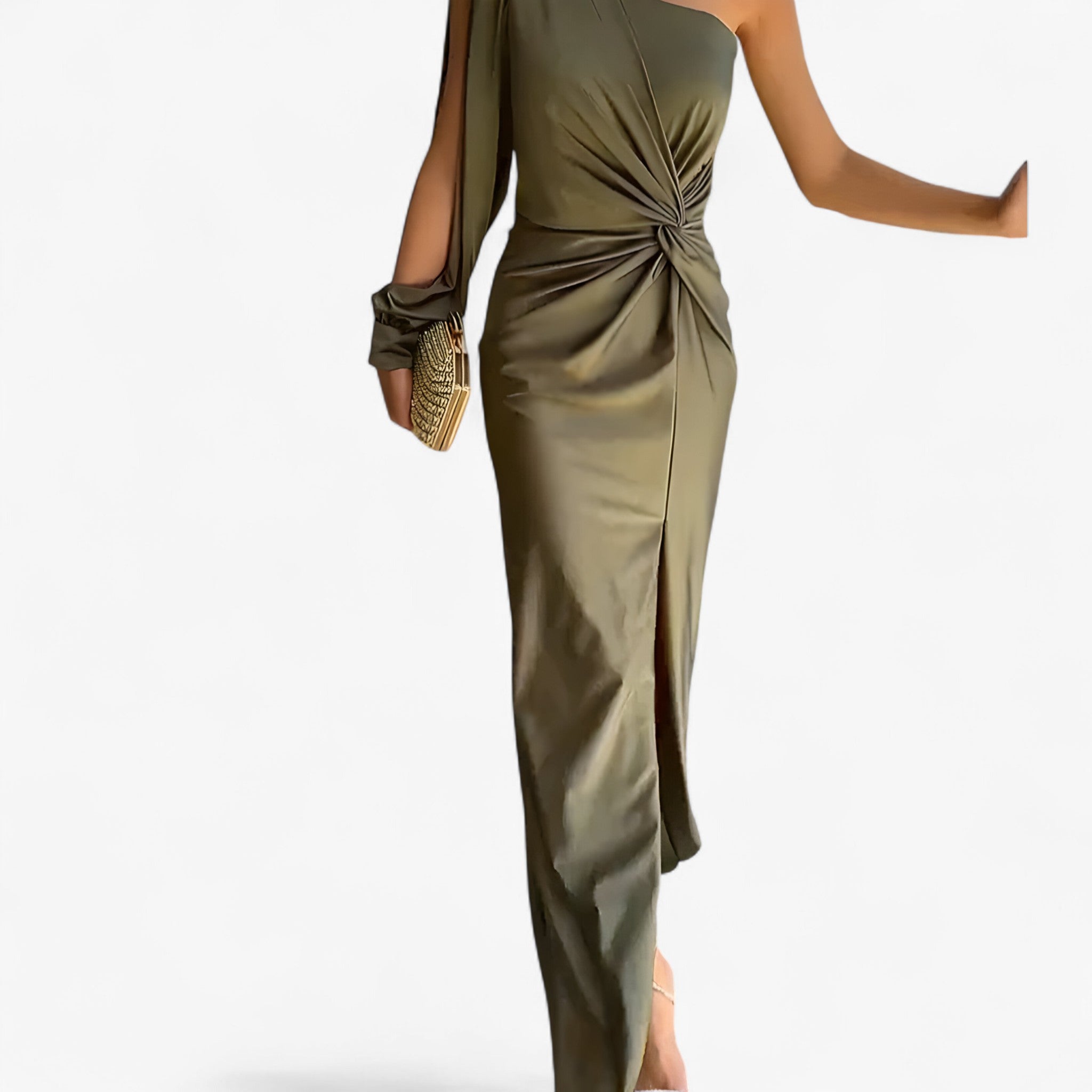 Abito Lungo di Lusso Pelle Donna - - abito abito pelle donna dresses pelle - Concept Palermo