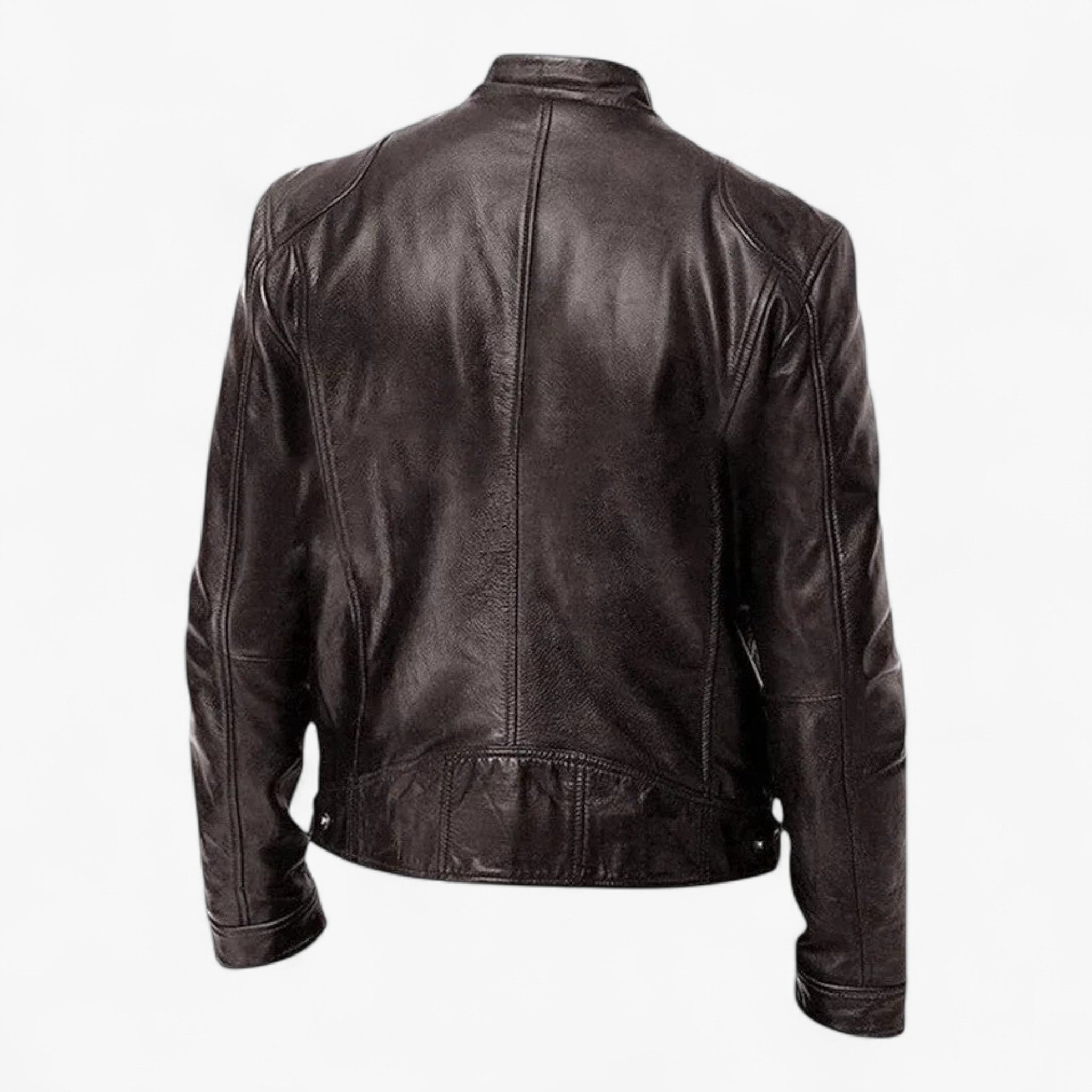 Giacca di Pelle Casual Uomo - - casual giacca giacca pelle Leather men men's coats & jackets pelle uomo Winter - Concept Palermo
