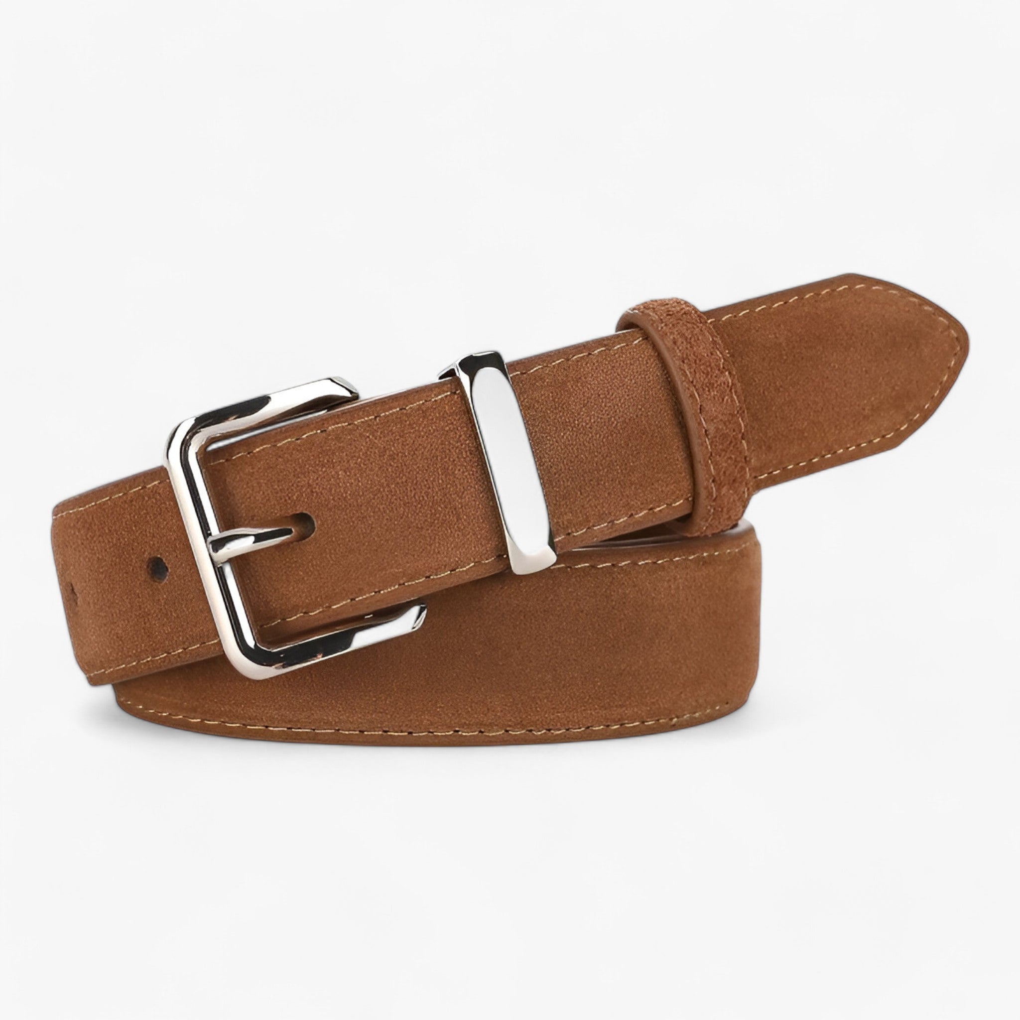 Cintura in camoscio: e versatile Pelle Donna - Marrone 100cm - Belts belts for woman camoscio cintura cintura camoscio donna pelle versatile women's belt - Concept Palermo