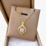 Glamoureuze zeemeermin parelketting Goud Lana Dames