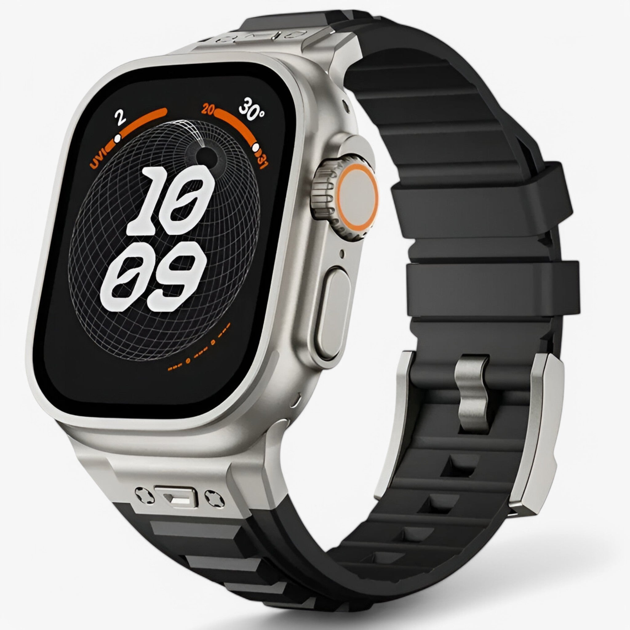 Cinturino Sportivo in Silicone per Apple Watch - nero titanio - accessoires apple cinturino cinturino sportivo horloges silicone sport sportivo watch watches - Concept Palermo