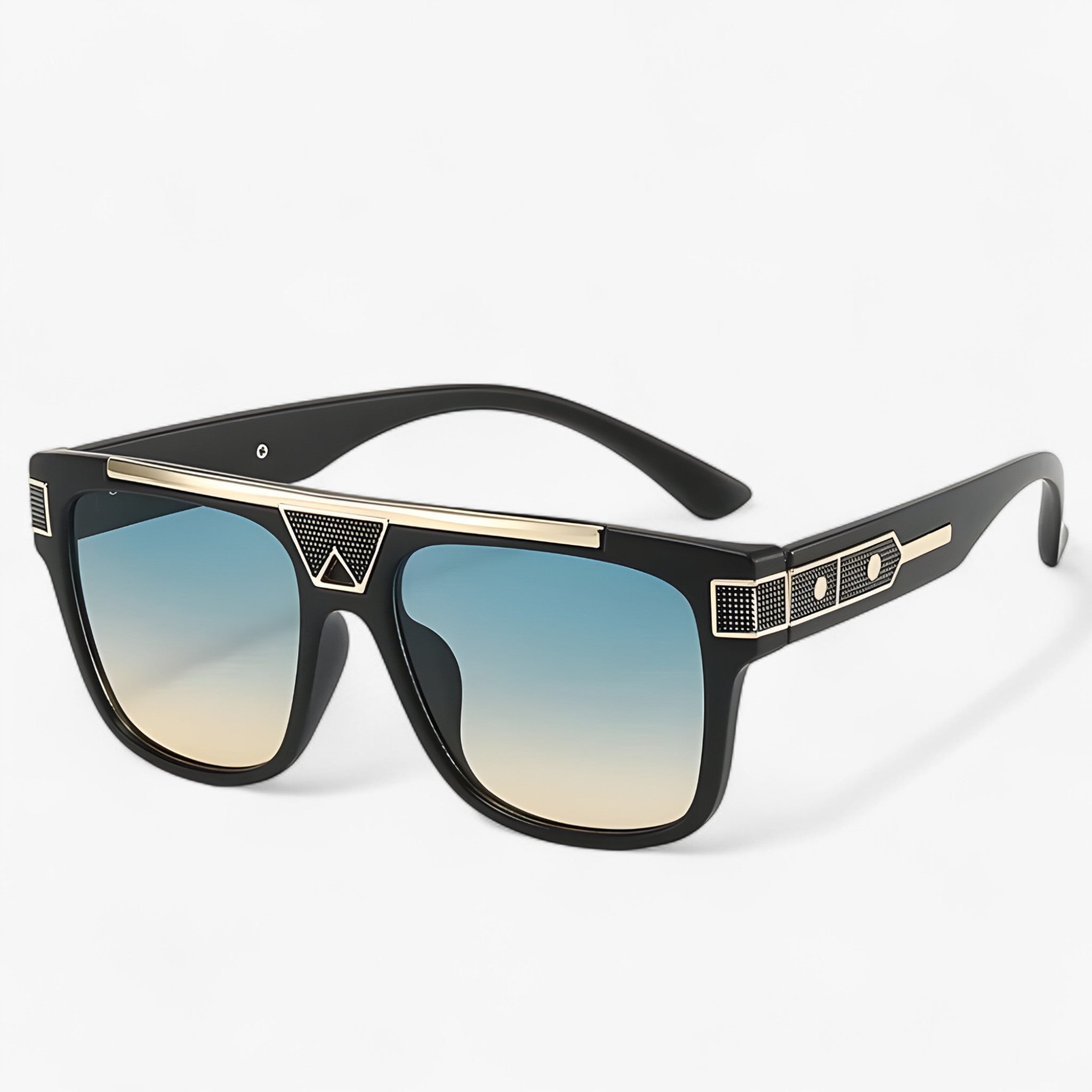 Occhiali da sole vintage con montatura pilota Uomo - Verde Giallo Come immagine - Fashion Sunglasses men sunglasses polarized mens sunglasses montatura occhiali occhiali sole pilota Polarized man sunglasses polarized sunglasses women sole Sunglasses sunglasses polarized men uomo vintage - Concept Palermo