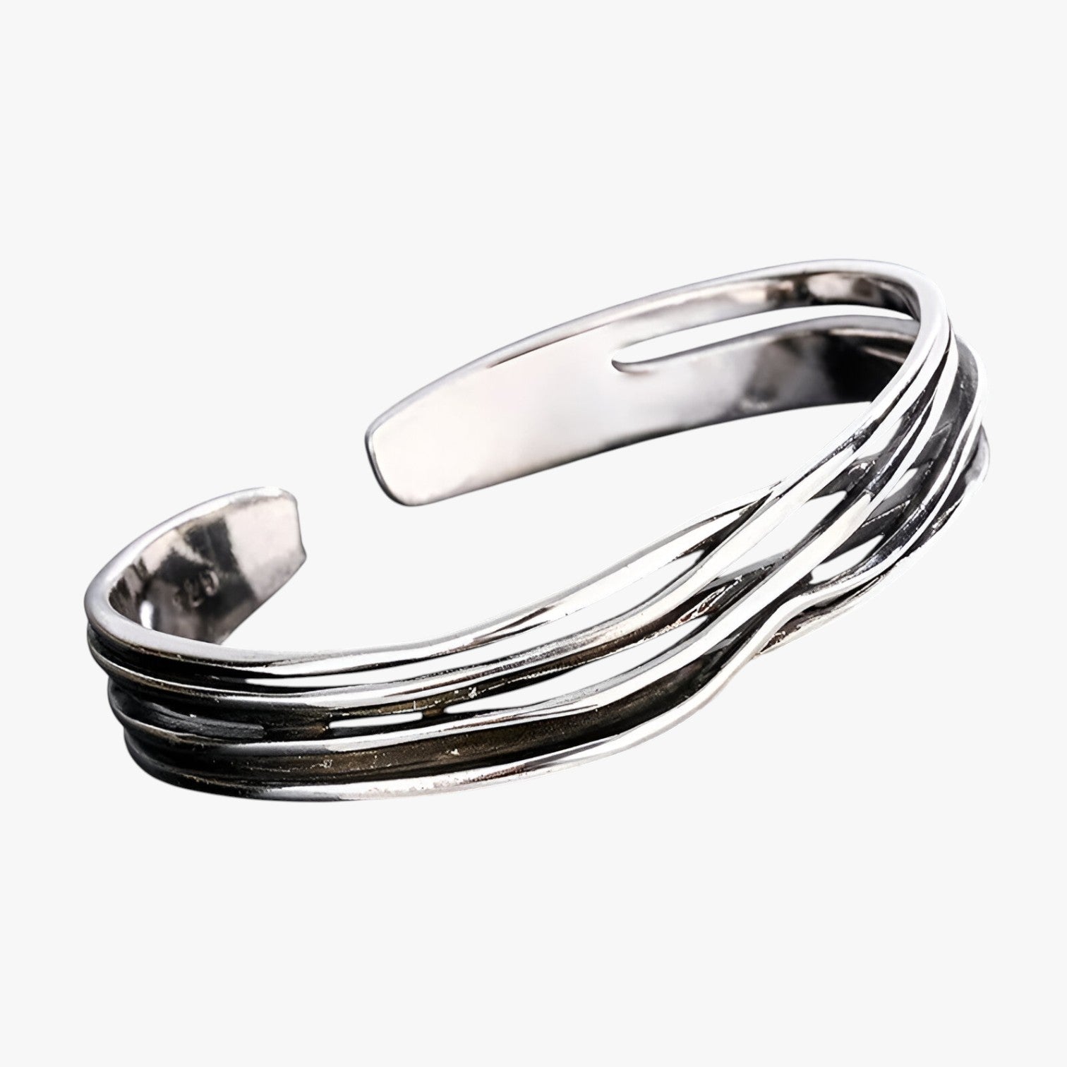 Braccialetto Intrecciato in Argento con Stile Retro Donna - - braccialetto braccialetto intrecciato BRACELET FOR WOMEN BRACELETS bracelets for women donna intrecciato jewelry retro stile - Concept Palermo