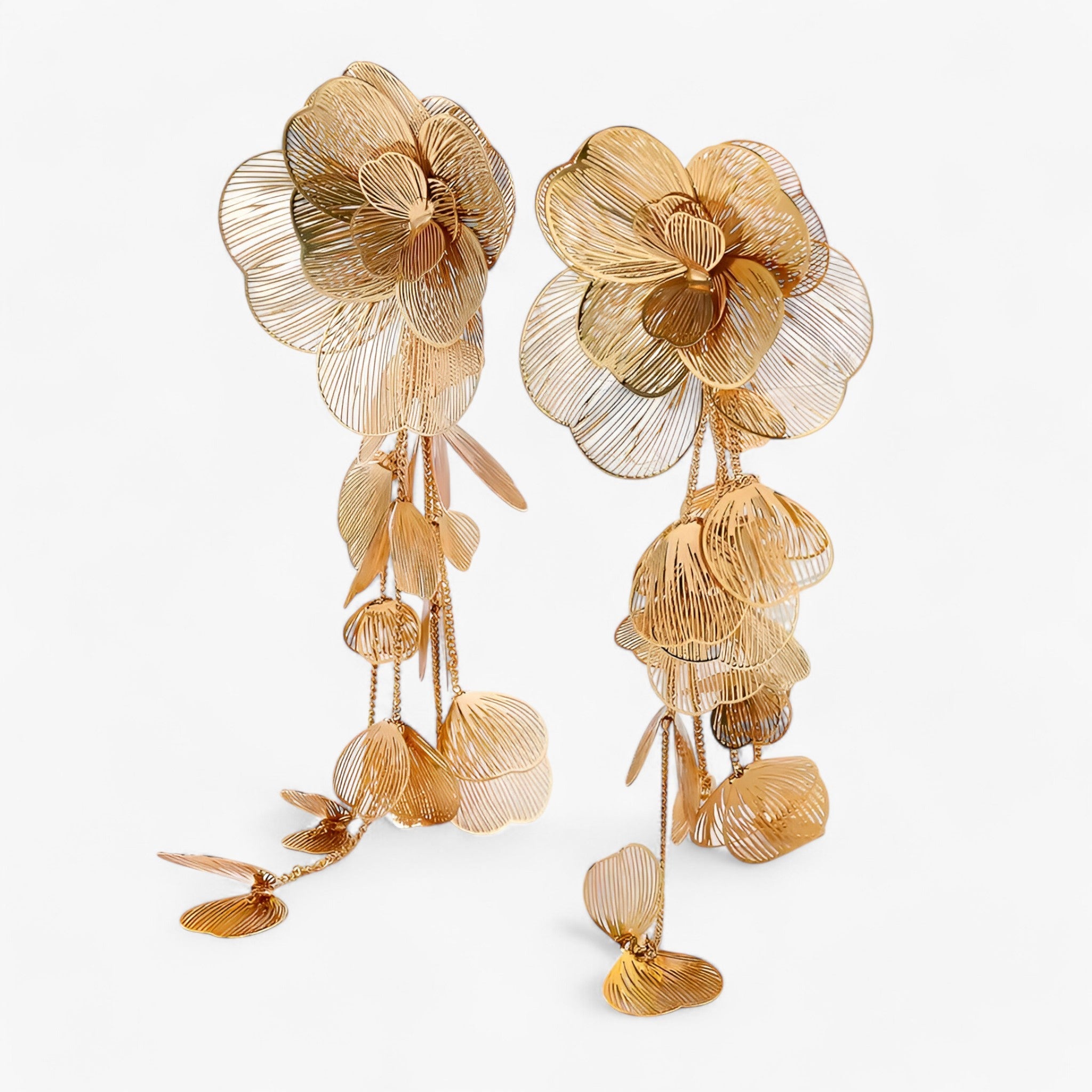 Orecchini Pendenti Vintage Bloem Unici, Oro 18K con Pietre Preziose Colorate - - accessoires bloem jewelry orecchini orecchini pendente pendente sieraden unici vintage - Concept Palermo