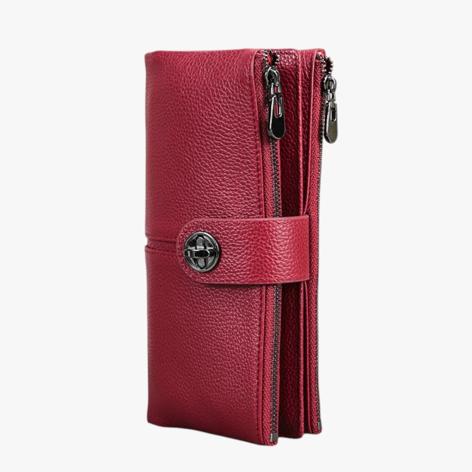 Portafoglio Donna in Pelle con AirTag, Sicuro e Multiuso - Rosso - airtag donna multiuso pelle portafoglio portafoglio donna sicuro wallet wallets womens wallet - Concept Palermo