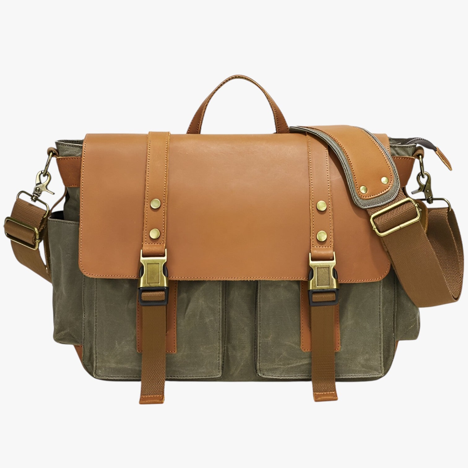 Borsa Messenger in Pelle Vintage - - Bags borsa borsa messenger men bag mens bag messenger pelle vintage - Concept Palermo