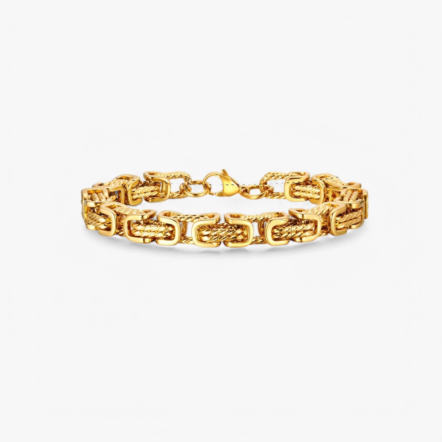 Robusto e Senza Tempo – Bracciale Maschile Chunky Bizantino Uomo - - bizantino bracciale BRACELETS chunky jewelry maschile mens bracelet robusto robusto tempo tempo - Concept Palermo