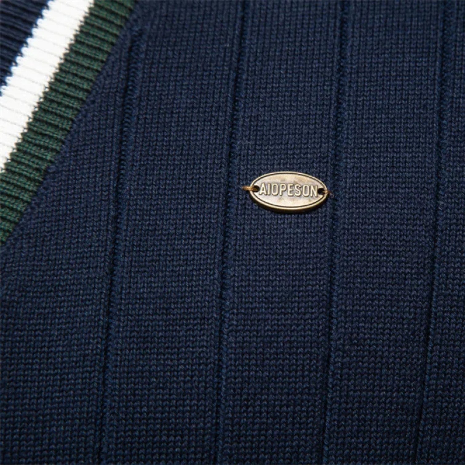 Cardigan in lana con scollo a V da uomo, stile caldo color block per autunno/inverno - - autunno block caldo cardigan cardigan lana color inverno lana Sweater sweater men sweaters - Concept Palermo