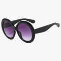 Damskie luksusowe okulary przeciwsłoneczne oversize w stylu round - ochrona UV400