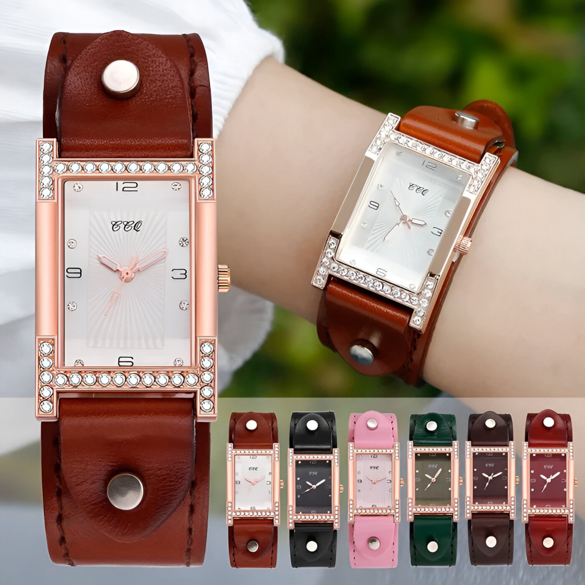 Orologio da donna al quarzo con cinturino in pelle per coppie - - cinturino coppie donna female watch orologio orologio donna pelle quarzo watch for women watches - Concept Palermo