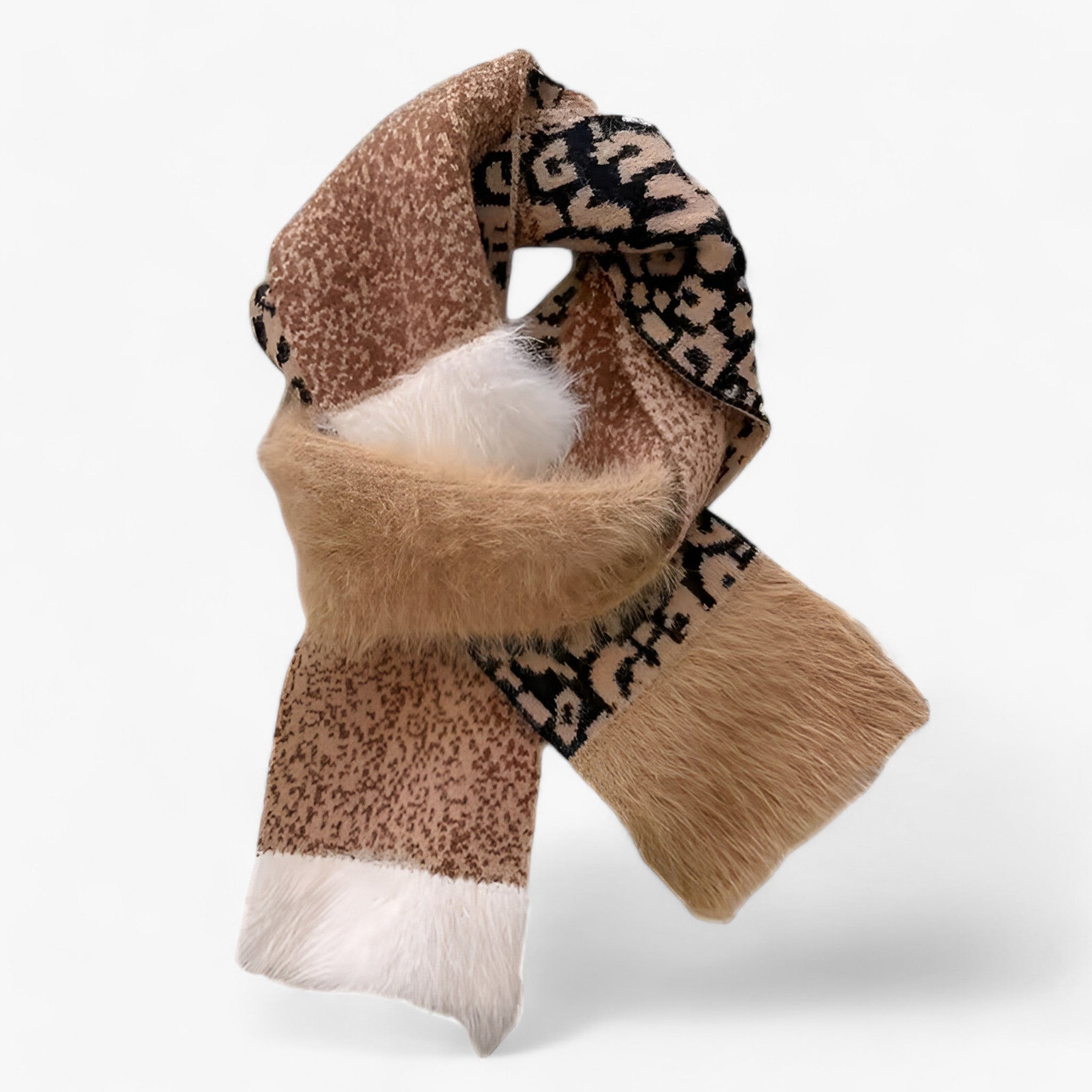 Sciarpa leopardata: un must caldo ed Uomo - marrone chiaro - caldo leopardata must scarves & shawls sciarpa sciarpa leopardata uomo - Concept Palermo