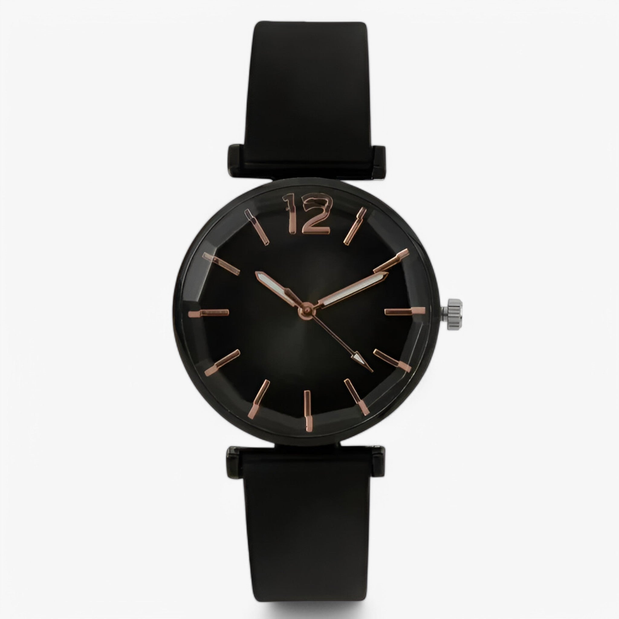 Orologio sportivo casual con cinturino in silicone - Nera - casual cinturino female watch orologio orologio sportivo silicone sportivo watch for women watches - Concept Palermo