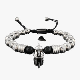 Stile audace e potenza - Porta lo spirito di un guerriero spartano - ARGENTO - audace BRACELET guerriero jewelry Linen mens accessory mens bracelet porta potenza spartano spirito stile Unisex - Concept Palermo