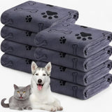 Sneldrogende microvezel handdoek voor honden en katten