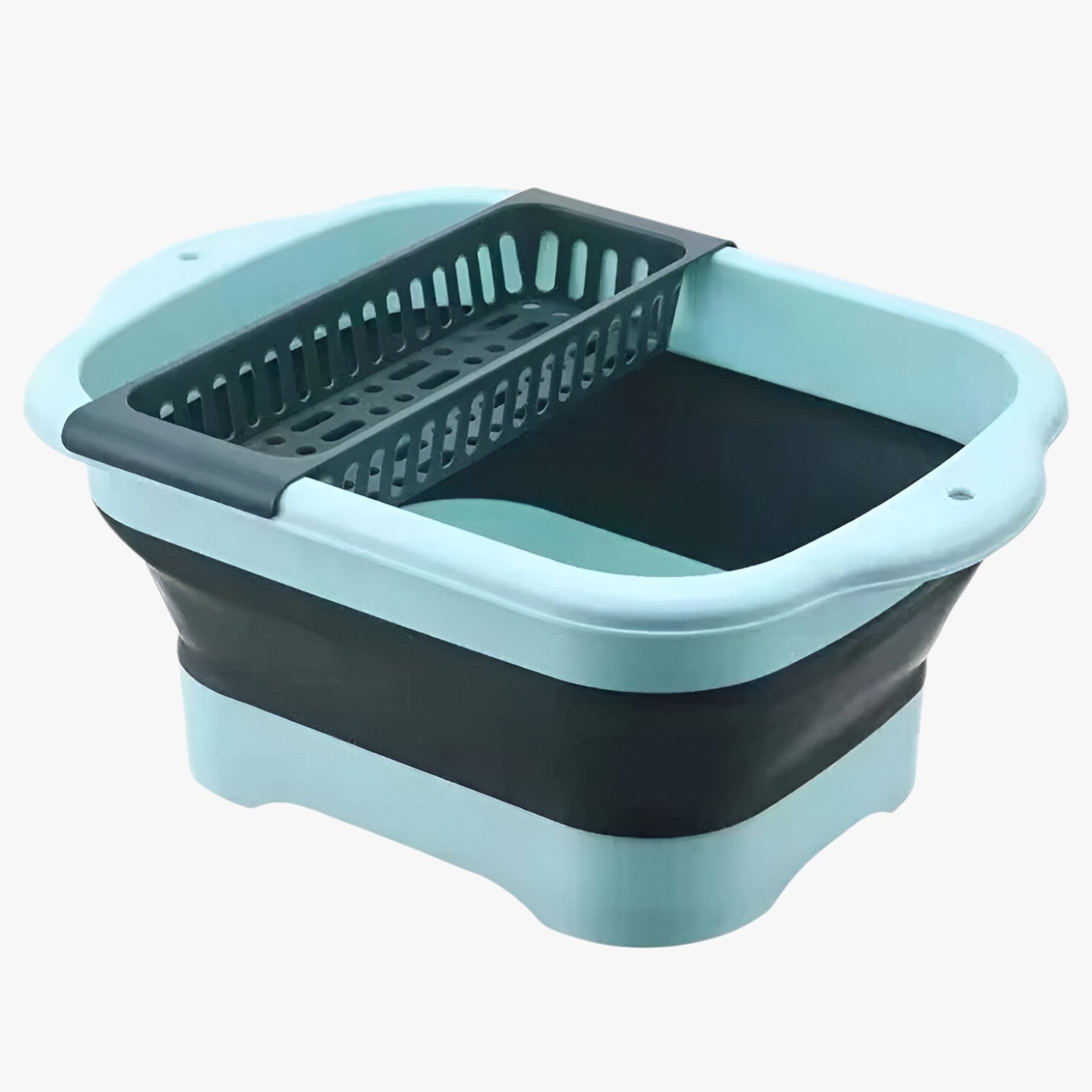 Colapasta pieghevole in silicone per frutta e verdura - Verde - colander colapasta colapasta pieghevole frutta Kitchen kitchen & dining Kitchen Essentials pieghevole silicone verdura - Concept Palermo