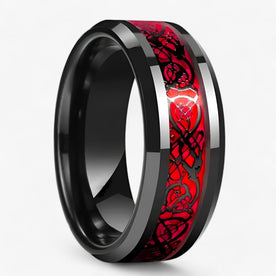 Anello Donna Cuore Celtico in Argento 925 con Zircone Rosso, Misura Regolabile - maschile - amore anelli anelli amore celtici couple ring cuore forma Gift Gifts for women Linen lyra e aidan | set di anelli d'amore celtici con pietra a forma di cuore - €25 pietra Rings Unisex - Concept Palermo