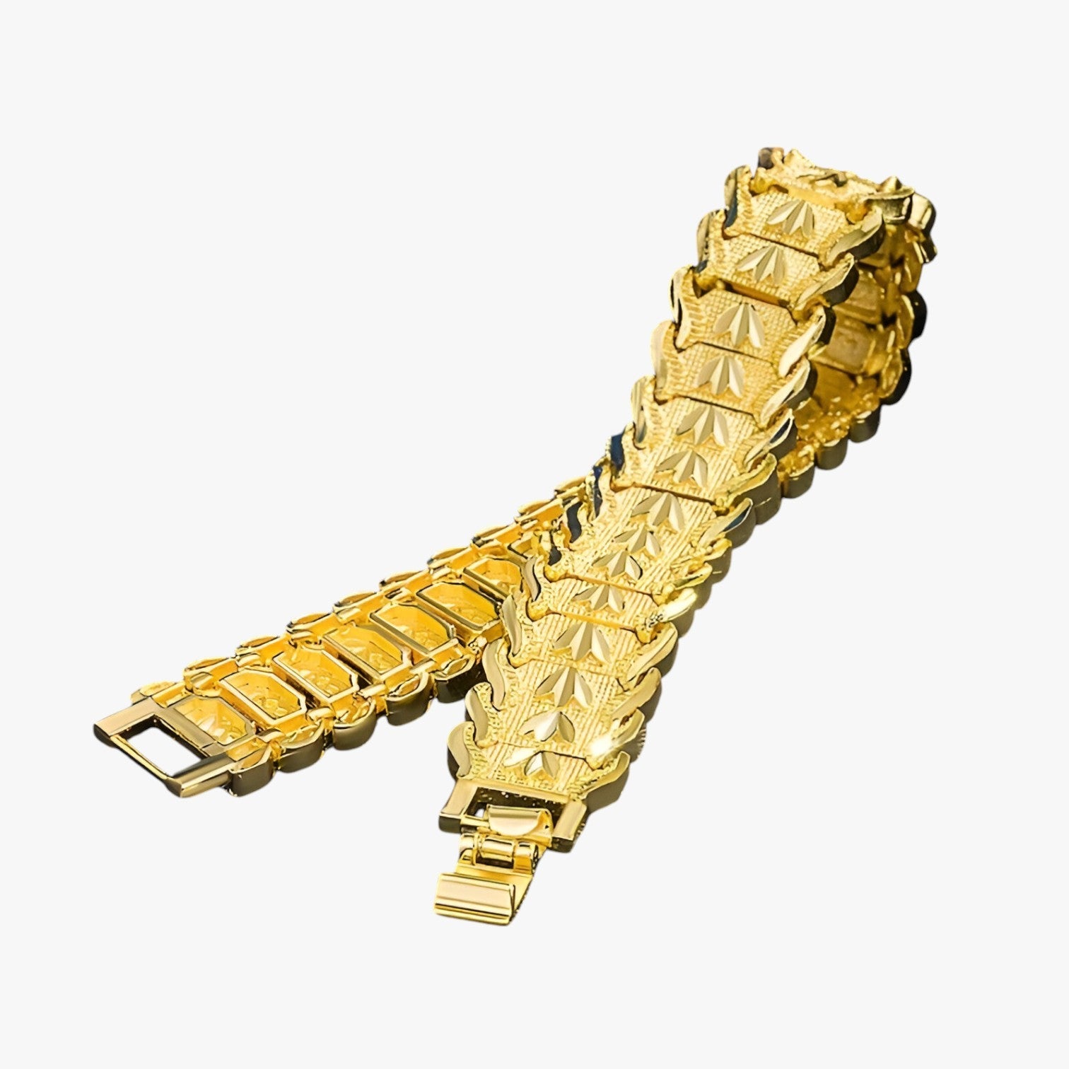 Stile dichiarativo con brillantezza 24K – Bracciale retro durevole per uomini Oro - - bracciale BRACELET brillantezza dichiarativo jewelry mens accessory mens bracelet retro stile stile dichiarativo uomini - Concept Palermo
