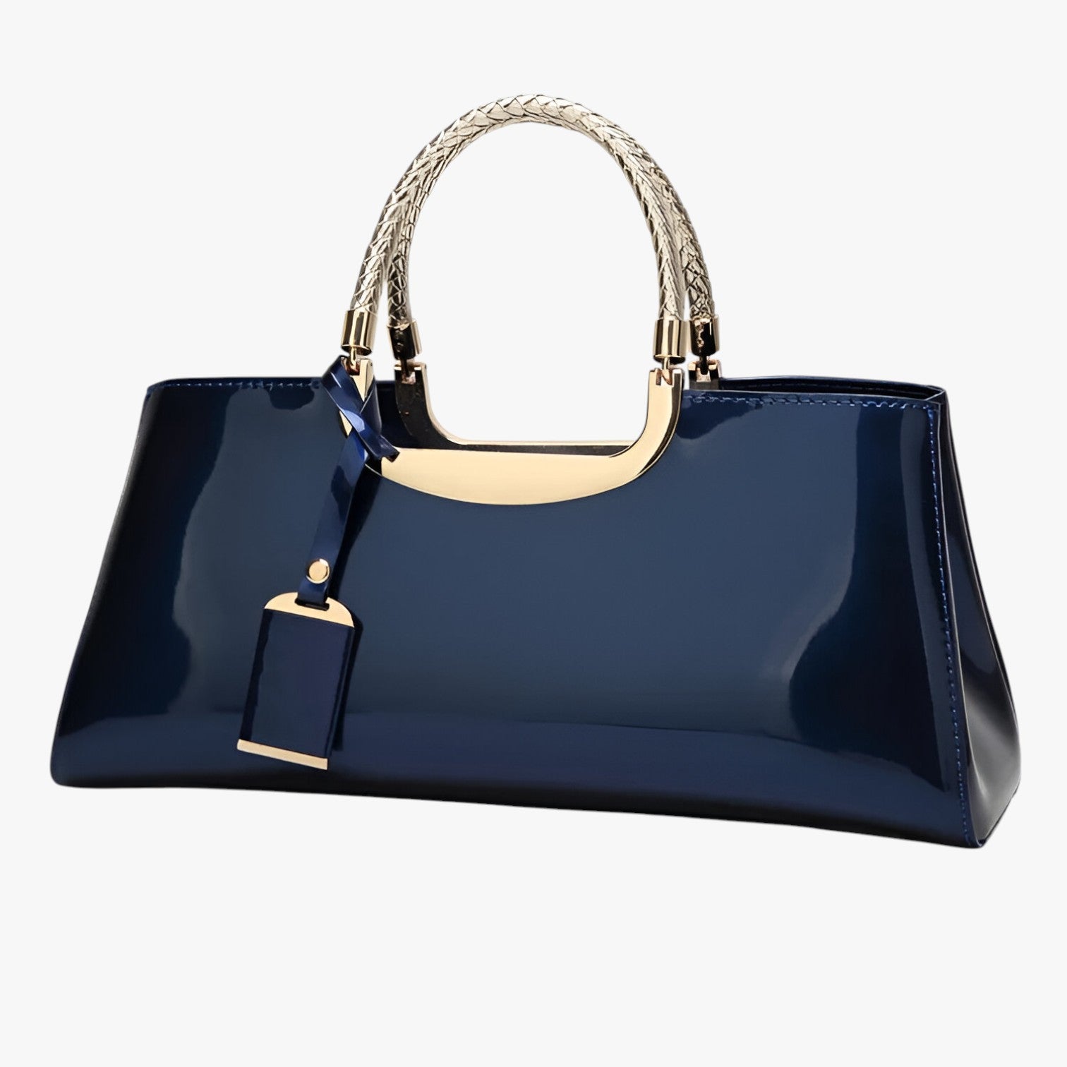Borsa a Spalla Donna in Vera Pelle Leggera, Elegante e Versatile - blu2 - bag Bags borsa borsa pelle donna handbags leggera pelle spalla women bags Women's handbags - Concept Palermo