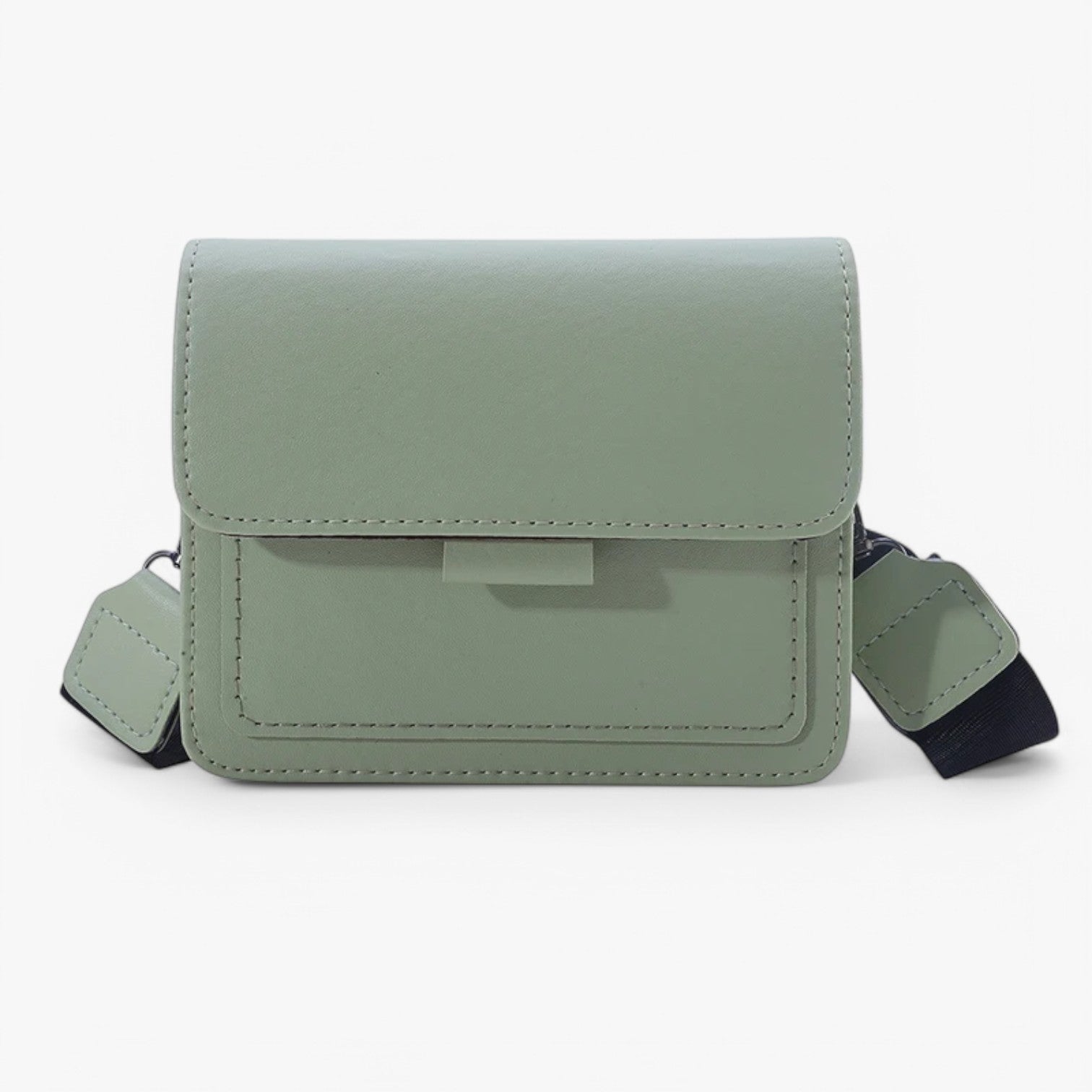 Borsa a spalla retro e spaziosa con tracolla larga Donna - verde chiaro - bag bags borsa borsa spalla donna larga retro Shoulder Bags spalla spaziosa women bag - Concept Palermo