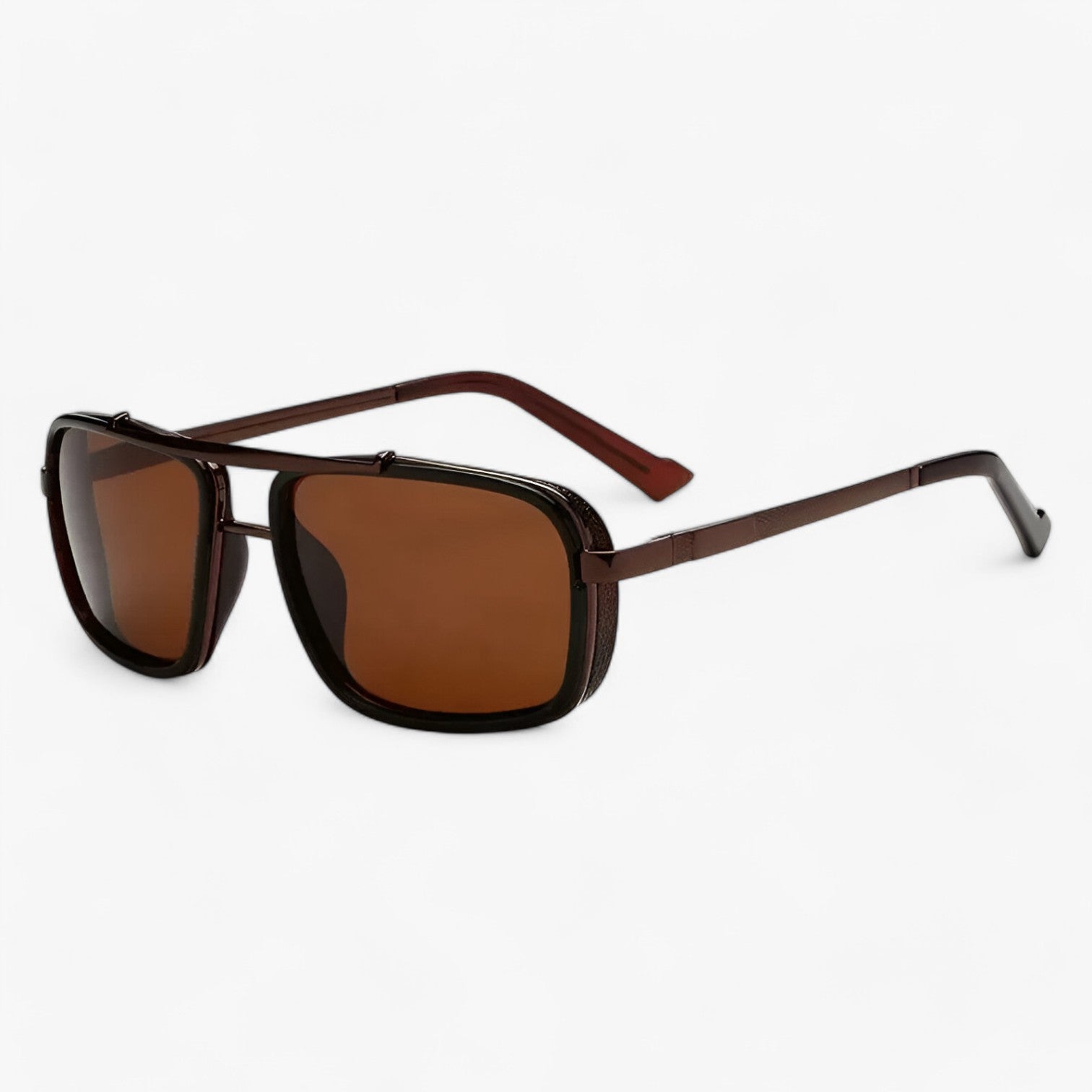 Occhiali da pilota quadrati UV400 per uomini Uomo - Tè nero - mens accessory mens sunglasses occhiali occhiali pilota pilota quadrati sunglasses uomini uomo - Concept Palermo
