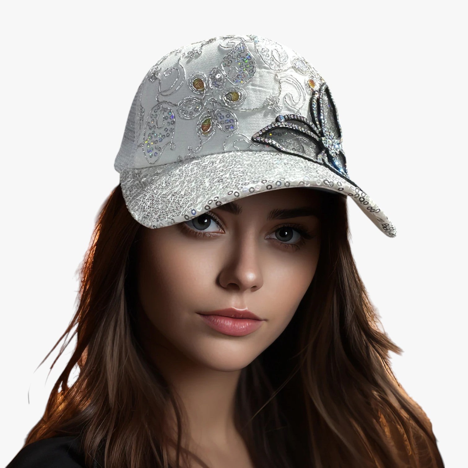 Cappello da Baseball Donna in Denim Brillante con Fibbia Regolabile Lino - - baseball brillante cappello cappello baseball denim donna fibbia hat Hat for girls hats lino women hat - Concept Palermo
