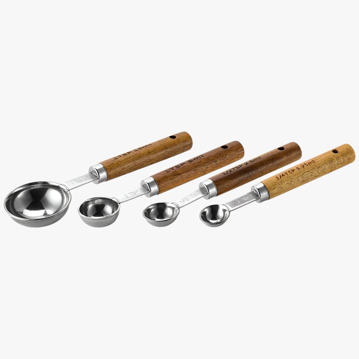 Set di misurini in acciaio inossidabile – Misurazioni precise e durevoli Uomo - 4Pezzi Argento Piccolo - acciaio durevoli inossidabile Kitchen kitchen & dining kitchen tools misurazioni misurini misurini acciaio precise - Concept Palermo