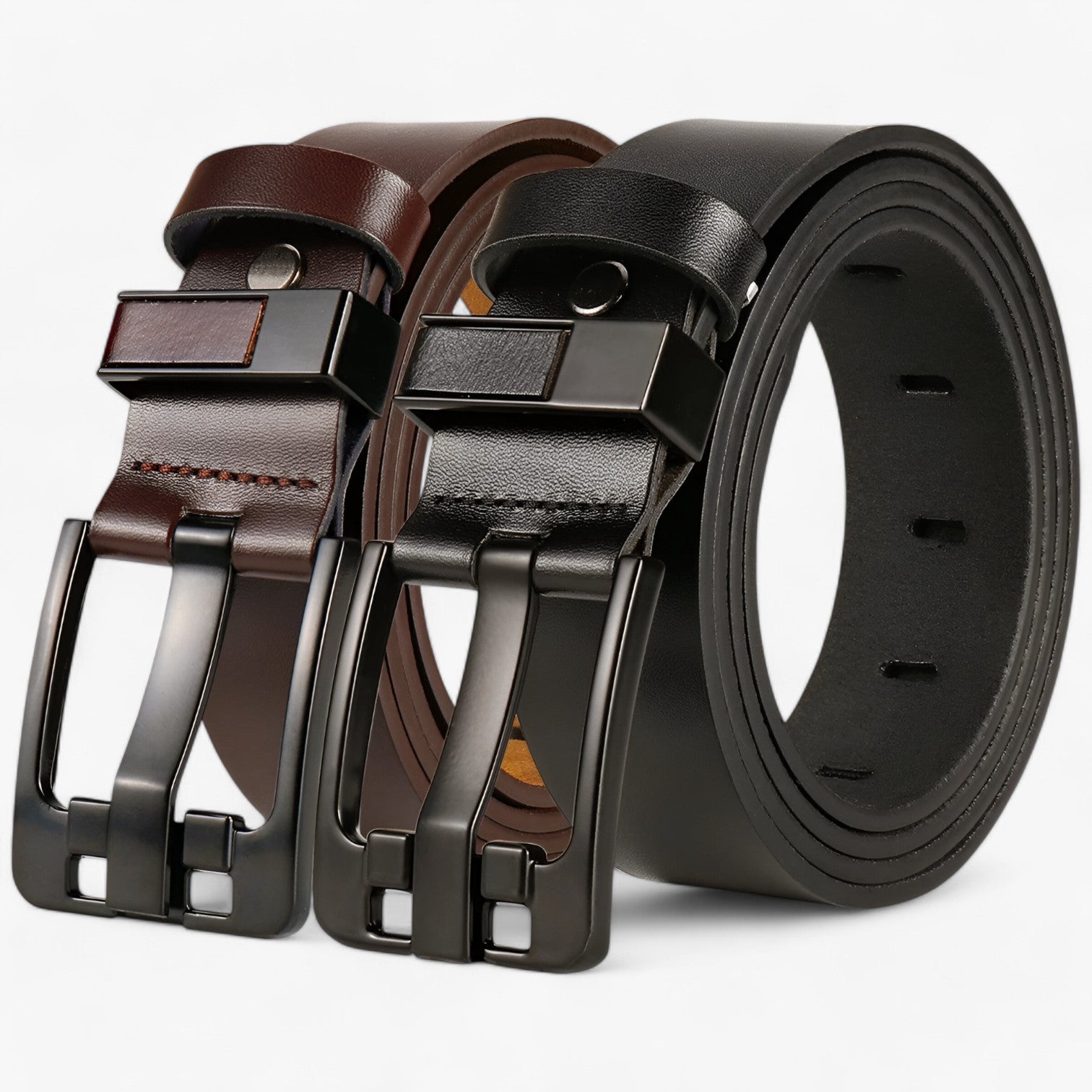 Cintura da Uomo in Pelle di Mucca - Sostenibile per Ogni Occasione - - belts cintura cintura uomo mens accessory Mens belt mucca occasione ogni pelle sostenibile - Concept Palermo