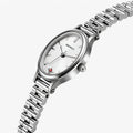 Reloj con pulsera oval minimalista para mujer