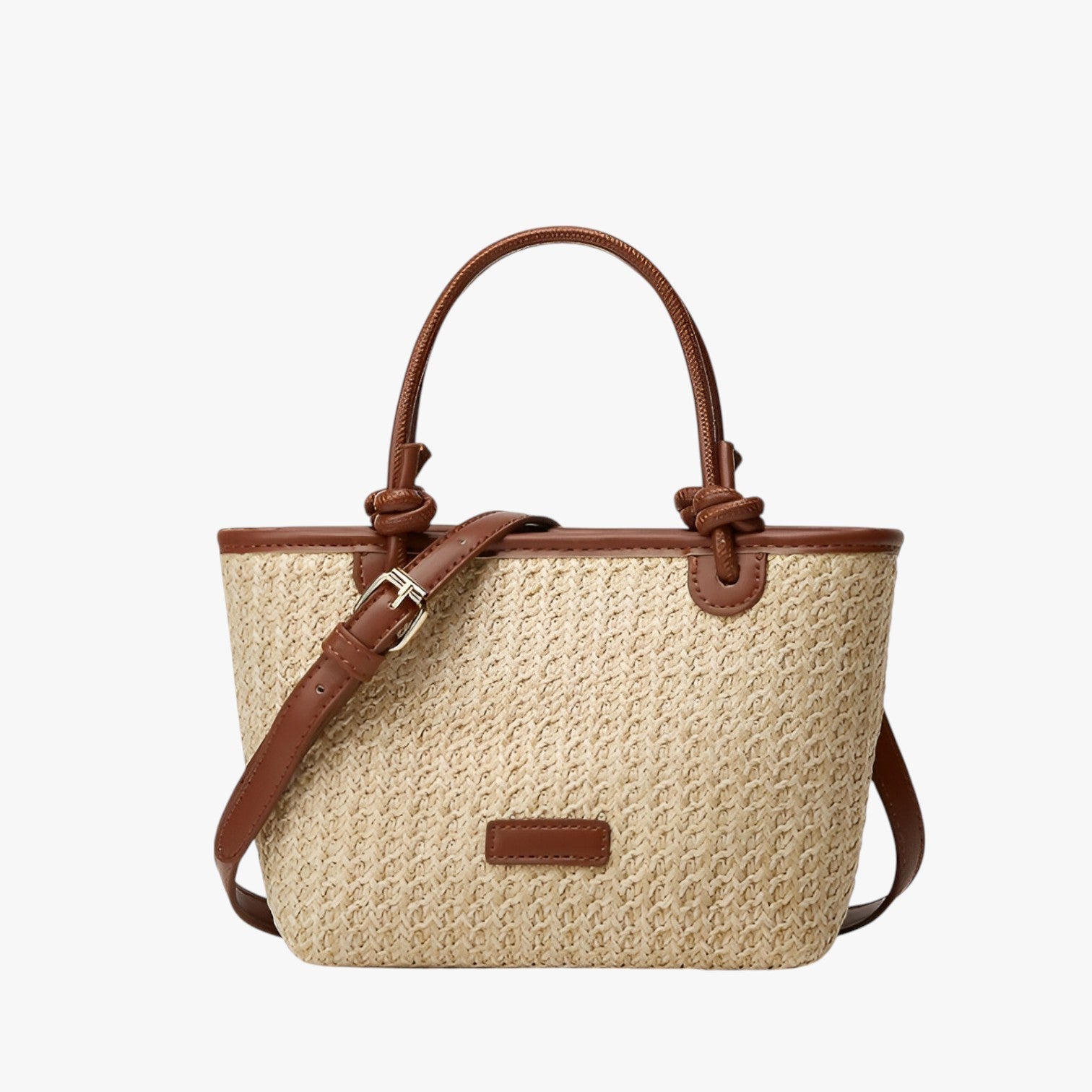 Borsa a Tracolla Estiva Donna in Paglia Naturale con Fodera Interna - rosso Mini(Lunghezza Max<20cm) - bags borsa borsa tracolla donna estiva handbags paglia tracolla Women's handbags - Concept Palermo