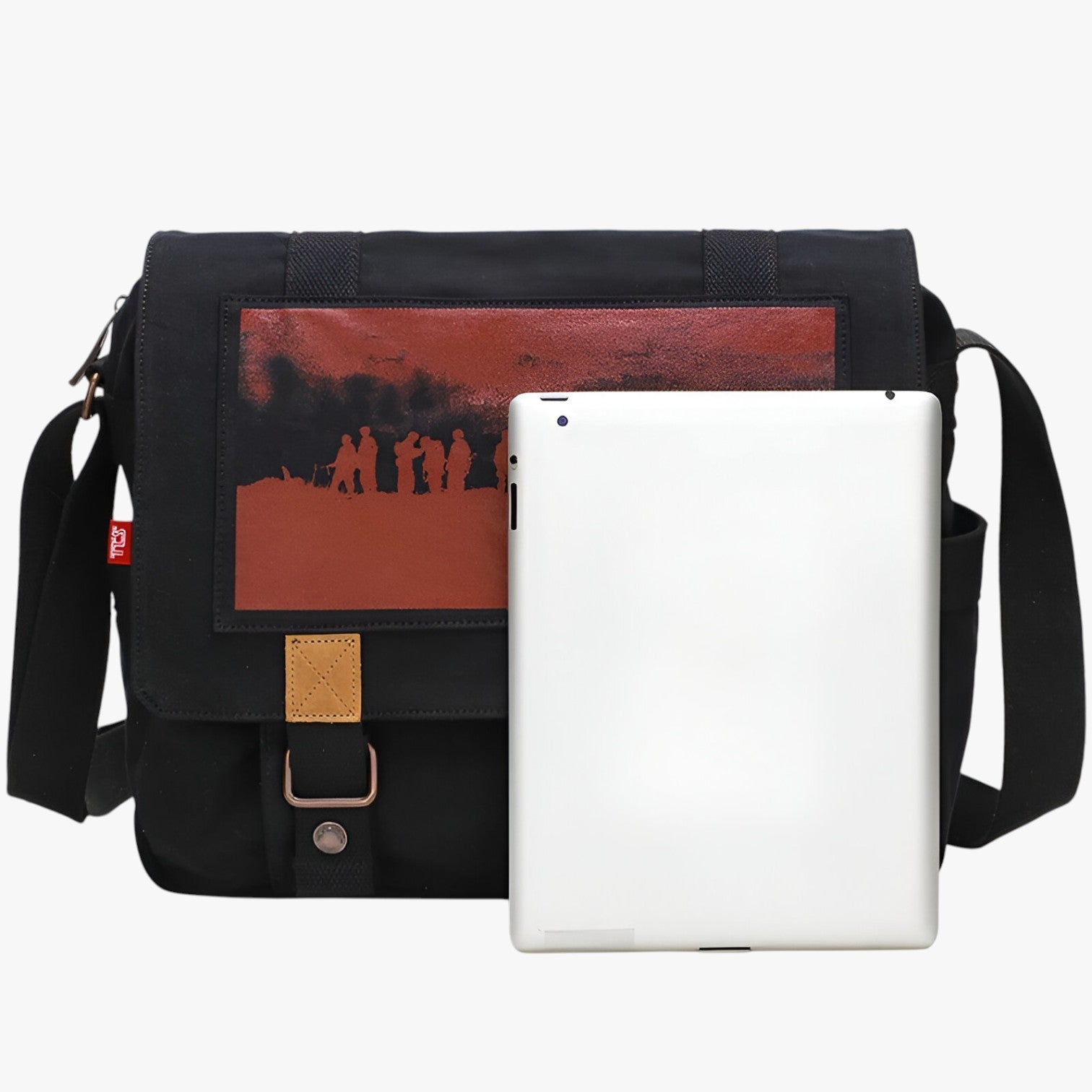 Grande borsa a tracolla in tela vintage - - Bags bags for men borsa borsa tracolla Shoulder & Crossbody Bags tela tracolla vintage - Concept Palermo