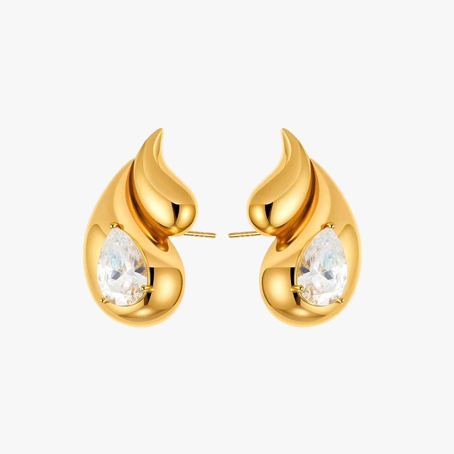 Orecchini pendenti dorati leggeri e scintillanti Oro Donna - T031 1 - donna dorati EARRINGS Earrings for Women Girls jewelry leggeri orecchini orecchini pendenti pendenti scintillanti womens earring - Concept Palermo